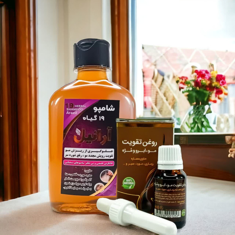 پک تقویت مو گیاهی و طبیعی