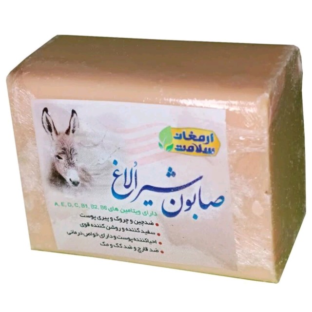 صابون شیر الاغ 220 گرمی بزرگ طبیعی