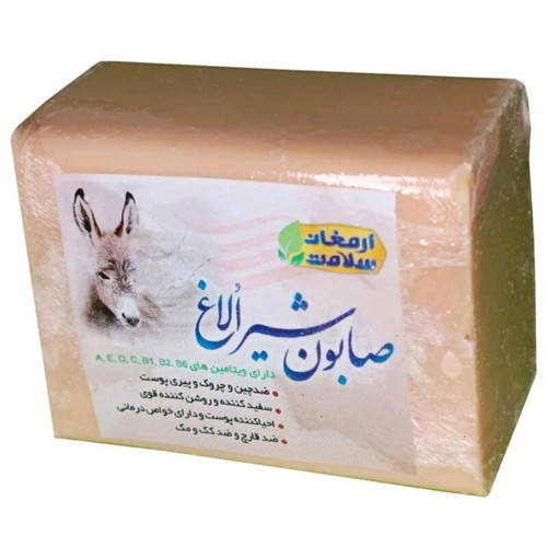 صابون شیر الاغ 220 گرمی بزرگ طبیعی