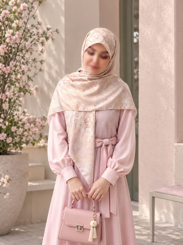 روسری کاستوم اصل قواره 140 طرح سارا