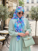 روسری نخی کاستوم اصل طرح بارلین