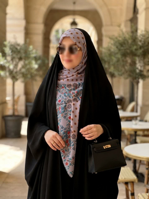 روسری نخی کاستوم اصل قواره 140 طرح وصال