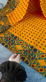 روسری نخی کاستوم اصل قواره 140 طرح وصال