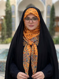 روسری نخی کاستوم اصل قواره 140 طرح وصال