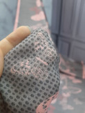 روسری نخی کاستوم قواره 140 طرح پروانه خال خال