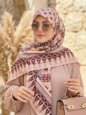 روسری نخی کاستوم اصل قواره 140 طرح سما