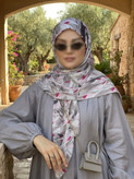 روسری نخی کاستوم قواره 140 طرح رستا