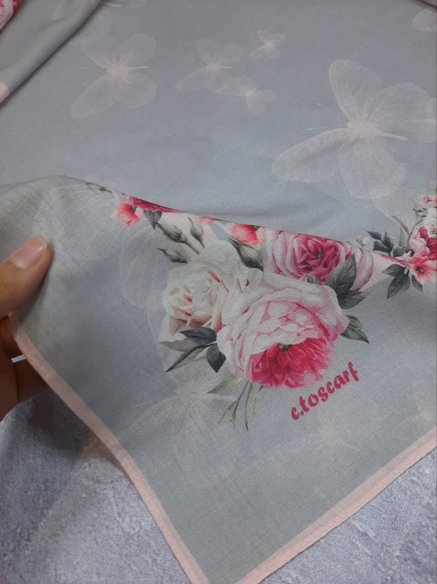 روسری نخی کاستوم اصل قواره 140 طرح مشکات