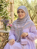 روسری نخی کاستوم اصل قواره 140 طرح مشکات