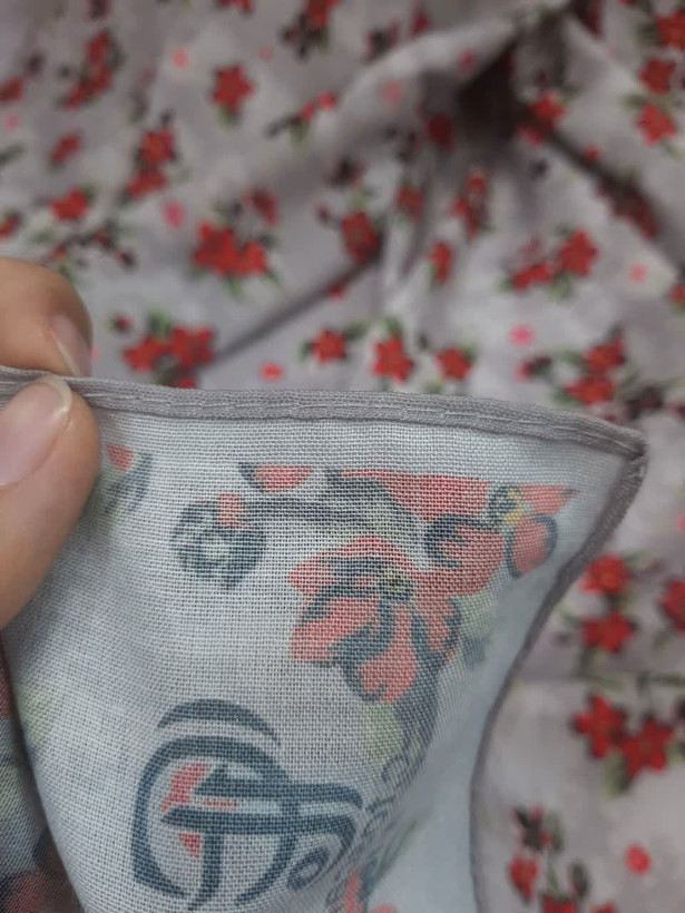 روسری نخی کاستوم قواره 140 طرح چیچک
